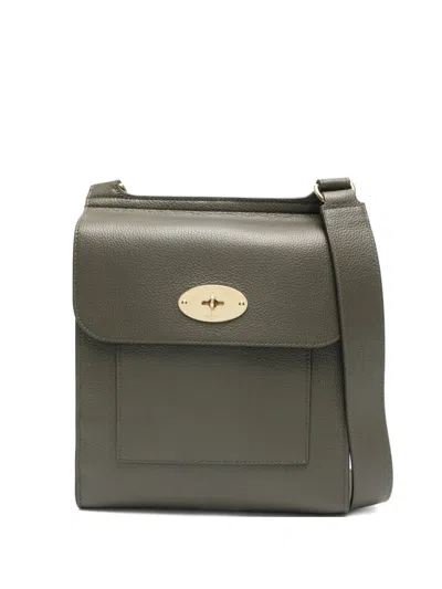 Mulberry Antony Medium Crossbody Small Classic Grain In Gray