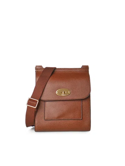 Mulberry Antony Small Leather Bag In Brown