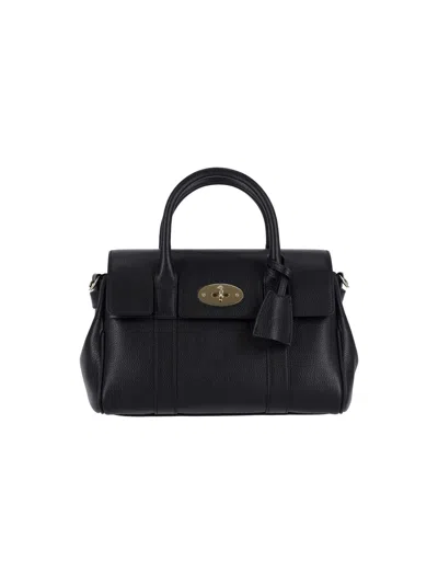 Mulberry Bag "bayswater Satchel" In Black