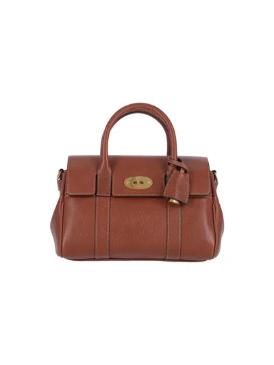 Mulberry Tasche "bayswater Satchel" In Braun