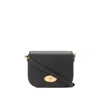 Mulberry 'darley' Black Crossbody Bag With Adjustable And Removable Shoulder Strap And Turn-lock Closure
