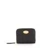 Mulberry Logo Plaque Wallet Wallets, Card Holders Black In Black