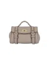 Mulberry Mini Alexa Leather Satchel In Neutral