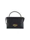 Mulberry Leather Lana Top-handle Bag In Black