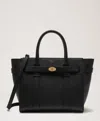 Mulberry Mini Zipped Bayswater Small Classic Grai In Black