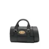 Mulberry Turnlock-top Leather Tote Bag In Black