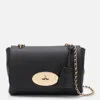 Mulberry Lily Convertible Leather Shoulder Bag In Black