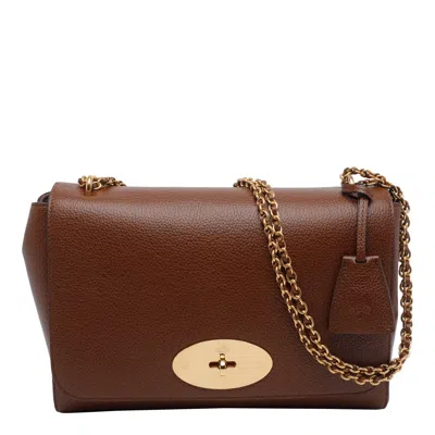 Mulberry Medium Lily Chain Shoulder Bag In Brown