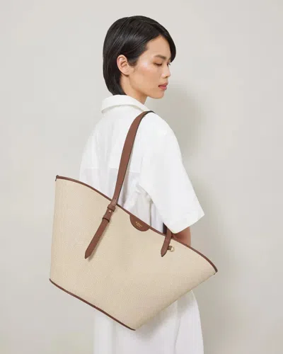 Mulberry Basket Tote Oak Raffia