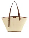Mulberry Basket Tote Shopping Bag In Sand