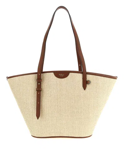 Mulberry Basket Tote Shopping Bag In Sand