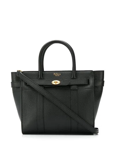 Mulberry Batswater Tote Bag In Black
