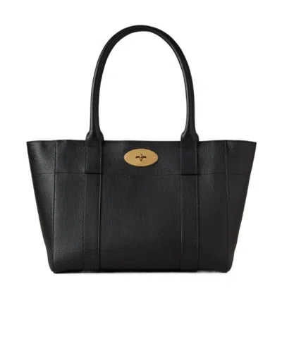 Mulberry Bayswater 9 To 5 Small Tote Bag In Black Small Classic Grain
