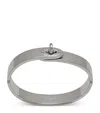 Mulberry Bayswater Metal Slim Bracelet In Metallic