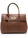Mulberry Bayswater Two Tone Small Classic Grain In Brown