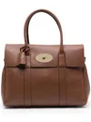 Mulberry Bayswater Brown Leather Handbag  Woman In Brown