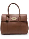 MULBERRY BAYSWATER BROWN LEATHER HANDBAG MULBERRY WOMAN
