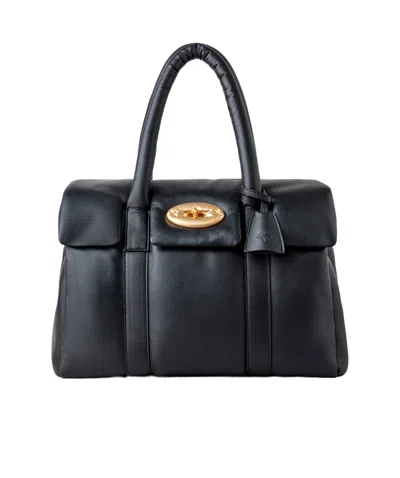 Mulberry Bayswater Bubble Tote Bag In Black