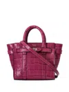 Mulberry Bayswater Crocodile-effect Leather Tote Bag