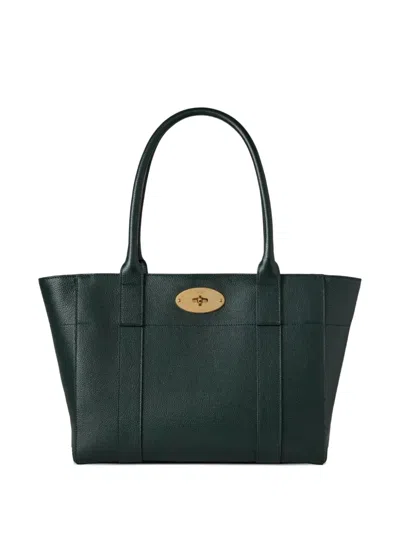 Mulberry Bayswater Twist-lock Small Tote Bag In Black