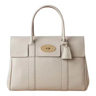 Mulberry Bayswater Heavy Grain (chalk) In Neutral