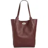 Mulberry North South Bayswater Tote Bag In Black Cherry