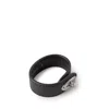 Mulberry Bayswater Leather Bracelet In Black