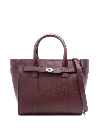 Mulberry Bayswater Leather Tote Bag In Red