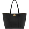 Mulberry Bayswater Leather Tote In Black/oak