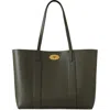 Mulberry Small Leather Bayswater Tote Bag In Green