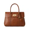 Mulberry Bayswater Leather Satchel In Oak