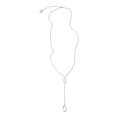 Mulberry Bayswater Long Necklace In Metallic
