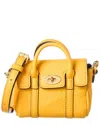 Mulberry Bayswater Micro Leather Satchel In Orange