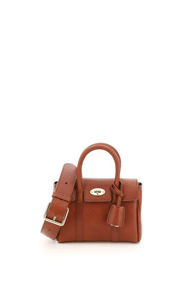 Mulberry Bayswater Mini Bag In Oak (brown)