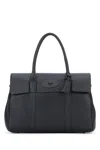 Mulberry Bayswater Natural Grain In Black