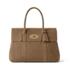 Mulberry Suede Bayswater Shoulder Bag In Brown