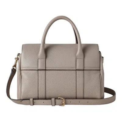 Mulberry Bayswater Satchel Cashmere Taupe Heavy Grain