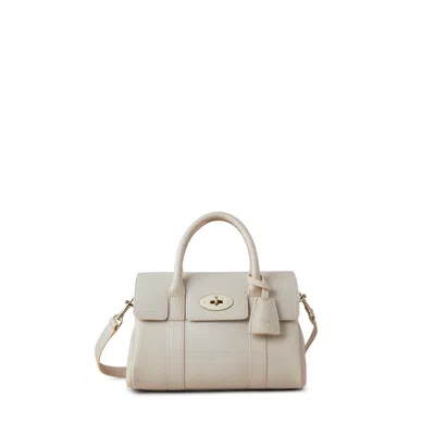 Mulberry Bayswater Satchel In White