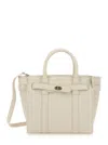 Mulberry 'bayswater Small' Beige Handbag With Removable Shoulder Strap In Leather Woman