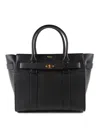Mulberry Mini Zipped Bayswater Small Classic Grai In Black