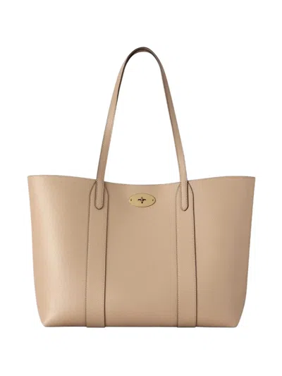 Mulberry Bayswater Tote Small Classic Grain In Neutral
