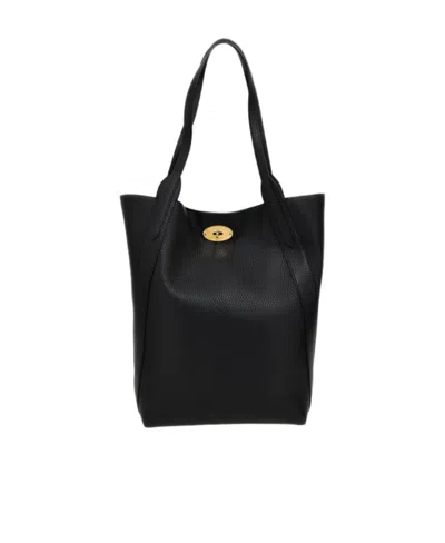 Mulberry Leather North South Bayswater Tote Bag In Black