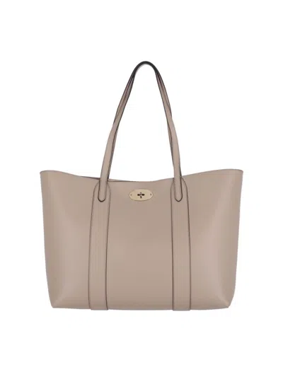 Mulberry "bayswater" Tote Bag – Taupe In Neutral
