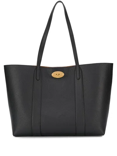 Mulberry Bayswater Leather Tote In Black  