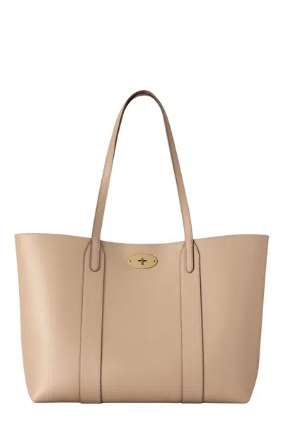Mulberry Bayswater Tote Small Classic Grain In Neutral