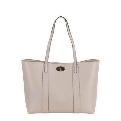 Mulberry Bayswater Tote Small Classic Grain In Neutral