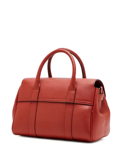 Mulberry Bayswater Turn-lock Fastening Shoulder Bag In Red