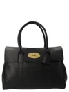Mulberry 'bayswater' Black Handbag With Twist-lock Fastening In Black