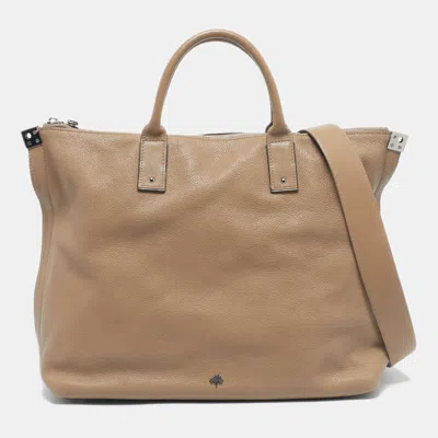 Pre-owned Mulberry Beige Alice Zip Tote