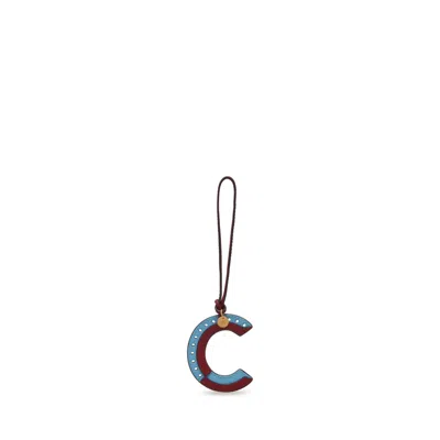 Mulberry Bi-colour Leather Keyring
